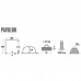Павільйон High Peak Pavillon Light grey/Dark grey/Lime, код: 928986-SVA