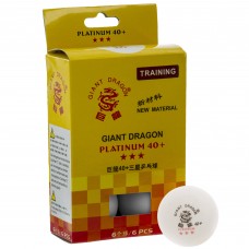 М"ячі для настільного тенісу Giant Dragon 6 шт, білий, код: MT-6560_W