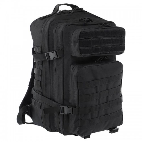Рюкзак тактичний штурмовий Tactical Military Rangers 45л, чорний, код: ZK-BK2266_BK