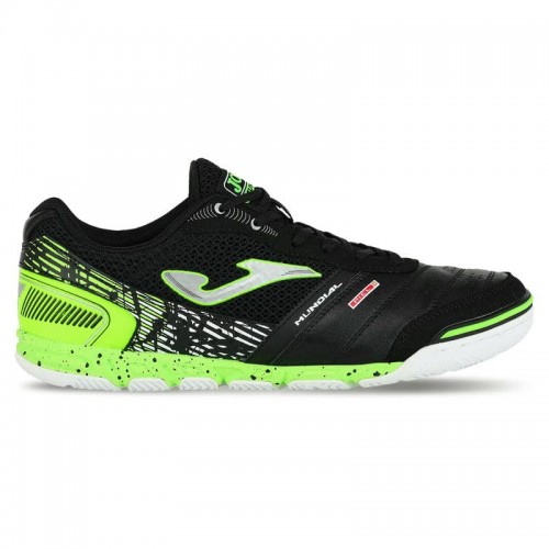 Футзалки взуття для міні-футболу Joma Mundial, розмір 40-EUR/39-UKR, чорний-салатовий, код: MUNS2501IN_39