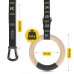 Гімнастичні кільця 4Fizjo дерев"яні, регульовані Black/Yellow, код: P-5905973402729