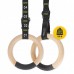 Гімнастичні кільця 4Fizjo дерев"яні, регульовані Black/Yellow, код: P-5905973402729