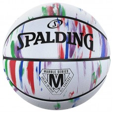 М"яч баскетбольний Spalding Marble Ball №7, білий-червоний-синій, код: 689344406466