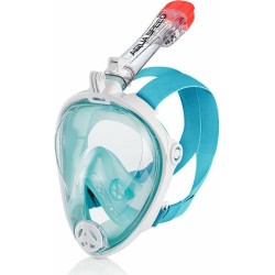 Повнолицьова маска жіноча Aqua SpeedSpectra 2.0 S/M, блакитний-білий, код: 5908217670717