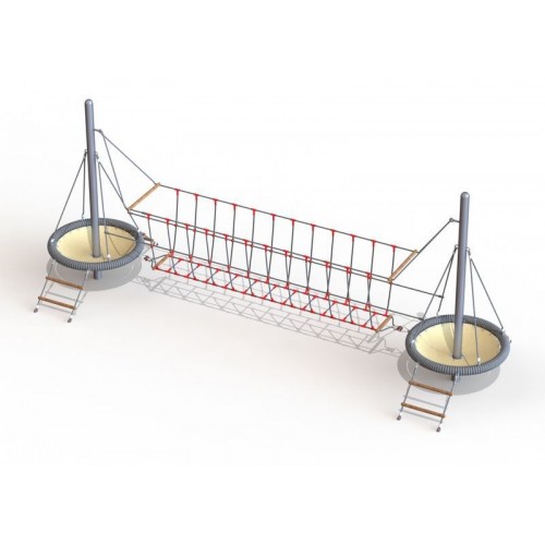 Гімнастичний комплекс Miros "Близнюки", код: DIO293.3