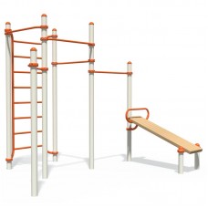 Спортивний комплекс InterAtletika Воркаут 3416х2920х2705 мм, код: S831.14-SM