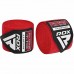 Бинти для боксу RDX RB Hand Wraps Combine 4.5 м, 3 пари, червоний, чорний, блакитний, код: HWC-RBU+