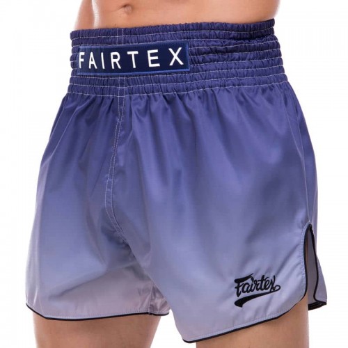 Шорти для тайського боксу та кікбоксингу Fairtex XL Black/Blue, код: BS1905_XLBL