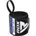 Бинти для зап"ясть (кистьові бинти) RDX Gym Wrist Wrap R11, чорний-синій, код: WAH-WR11BU