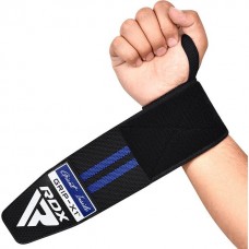 Бинти для зап"ясть (кистьові бинти) RDX Gym Wrist Wrap R11, чорний-синій, код: WAH-WR11BU