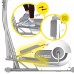Орбітрек магнітний Cornix Fiona White/Grey, код: ECT-FIONA-WG