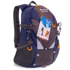 Рюкзак туристичний із каркасною спинкою Deuter 30 л темно-синій, код: G28-1_DBL