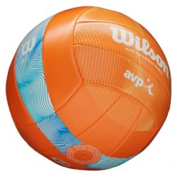 М"яч волейбольний Wilson AVP Movement VB OF №5, помаранчевий-синій, код: 097512651301