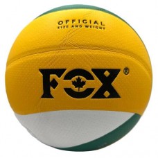 М"яч волейбольний Fox L5001 Brazil №5, жовтий-зелений-білий, код: FOX-L5001-WS