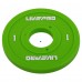 Диски поліуретанові з металевою втулкою LiveUp ø50мм, 1кг, зелений, код: LP8028-1