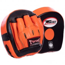 Лапа вигнута Twins шкіра, чорний-помаранчевий, 2 шт, код: VL-2054_BKOR Лапа вигнута Twins шкіра, чорний-помаранчевий, 2 шт, код: VL-2054_BKOR