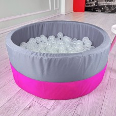 Сухий басейн Прапорець Tia-Sport 1000х400 мм, сірий-рожевий (sm-1109-14), код: sm-1109-15-72 Сухий басейн Прапорець Tia-Sport 1000х400 мм, сірий-рожевий (sm-1109-14), код: sm-1109-15-72