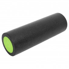 Ролер для йоги та пілатесу гладкий FitGo 450x150 мм, чорний-салатовий, код: FI-9327-45_BKLG