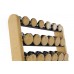 Гантельний ряд з стійкою Nohrd Oak Oak 9 пар (5-25 кг), 320 кг, дерево ясен, код: HC-NH-25.104-IN