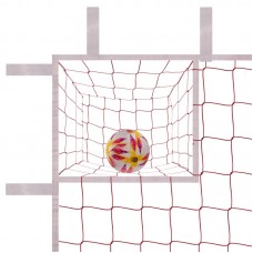Сітка на ворота футбольна тренувальна з кишенями в кутах PlayGame «Євро» 7500х2500 мм, червоно-білий, код: SO-9264