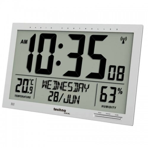 Годинник настінний Technoline WS8013 Silver, код: DAS301790