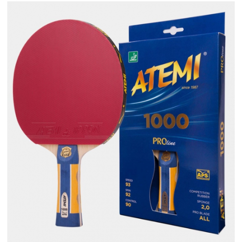 Ракетка для настільного тенісу Atemi PRO 1000, код: 4740152100512
