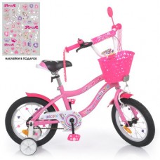 Велосипед дитячий Profi Kids Unicorn d=14, рожевий, код: Y14241-1-MP