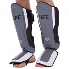 Захист для гомілки і стопи шкіряна UFC Pro Training L-XL, код: UHK-69982-S52