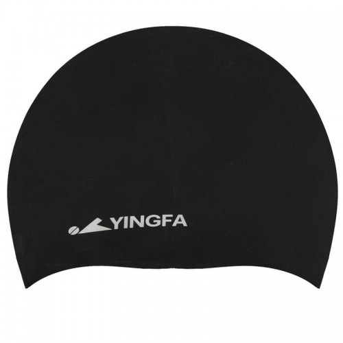Шапочка для плавання силіконова для дорослих Yingfa L чорний, код: C0081_LBK Шапочка для плавання силіконова для дорослих Yingfa L чорний, код: C0081_LBK