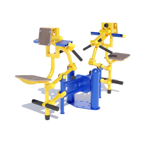 Вуличний тренажер Brustyle Біцепс-машина 1930х530х1020 мм, код: SG118 Вуличний тренажер Brustyle Біцепс-машина 1930х530х1020 мм, код: SG118