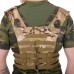 Плитоноска для бронепластин Tactical Military Rangers із системою Molle, камуфляж Multicam, код: ZK-5515_KM