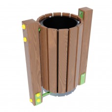 Смітник з дерев'яним декором Miros 540х330х700 мм, код: DIO922.4