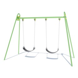 Гойдалка подвійна металева Miros 2990х1420х2120 мм, код: DIOS310 Гойдалка подвійна металева Miros 2990х1420х2120 мм, код: DIOS310