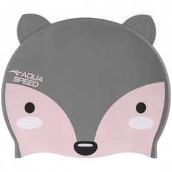 Шапка для плавання Aqua Speed Zoo Fox лисиця сірий, код: 5908217698148