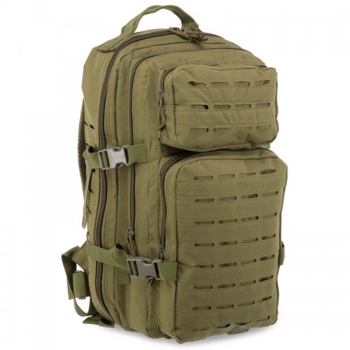 Рюкзак тактичний штурмовий Tactical 45x27x20см, 25л, оливковий, код: TY-616_OL