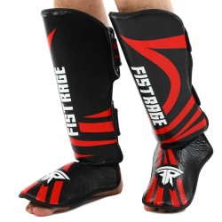 Захист гомілки та стопи Fistrage Rage XL, чорний-червоний, код: VL-6373_XLBKR Захист гомілки та стопи Fistrage Rage XL, чорний-червоний, код: VL-6373_XLBKR
