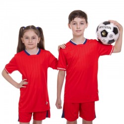 Форма футбольна підліткова PlayGame розмір 26, ріст 130, червоний, код: CO-1905B_26R-S52