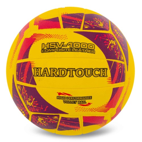 М'яч волейбольний Hard Touch Composite Leather №5, жовтий-рожевий, код: VB-4058_YP М'яч волейбольний Hard Touch Composite Leather №5, жовтий-рожевий, код: VB-4058_YP