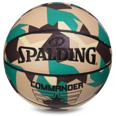 М"яч баскетбольний Spalding Commander №7 камуфляж, код: 76937Y-S52