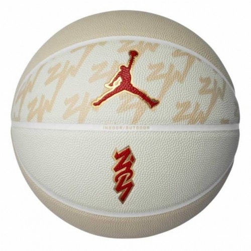 М"яч баскетбольний Nike Jordan All Court 8P Z Williamson Deflated Team розмір 7, золотий-білий-металік, код: 887791163417