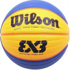 М"яч баскетбольний Wilson Fiba 3X3 Game №6, жовтий-синій, код: 887768403089 М"яч баскетбольний Wilson Fiba 3X3 Game №6, жовтий-синій, код: 887768403089