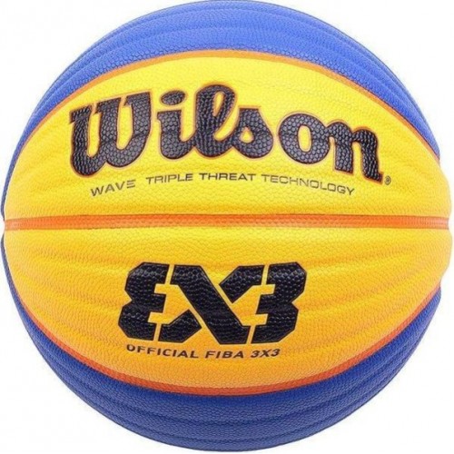 М"яч баскетбольний Wilson Fiba 3X3 Game №6, жовтий-синій, код: 887768403089 М"яч баскетбольний Wilson Fiba 3X3 Game №6, жовтий-синій, код: 887768403089