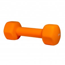 Гантель неопренова Stein 1х2 кг, помаранчевий, код: DB3058-2 orange-ST
