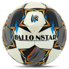 М"яч футбольний Ballonstar Crystal №5 PU, білий-сірий, код: BC-8166_GR М"яч футбольний Ballonstar Crystal №5 PU, білий-сірий, код: BC-8166_GR