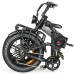 Електровелосипед Samebike RS-A02 (1200 Вт, 17 А*год, 48 В), колеса 20", з ручкою газу, чорний, код: RS-A02-black