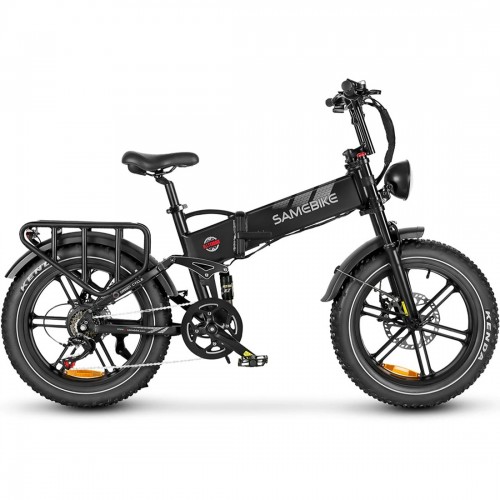 Електровелосипед Samebike RS-A02 (1200 Вт, 17 А*год, 48 В), колеса 20", з ручкою газу, чорний, код: RS-A02-black