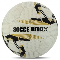 М"яч футбольний Soccermax FIFA №5, білий-жовтий, код: FB-7996_Y