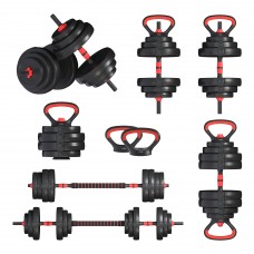 Гантелі з функцією штанги 6в1 Fit-On 38кг, код: 2030-0038 Гантелі з функцією штанги 6в1 Fit-On 38кг, код: 2030-0038