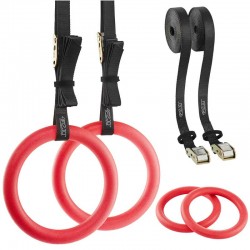 Гімнастичні кільця 4Fizjo з ABS пластику, регульовані, код: P-5907739314871 Гімнастичні кільця 4Fizjo з ABS пластику, регульовані, код: P-5907739314871