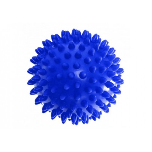 Масажний м'ячик EasyFit PVC жорсткий, 90 мм, синій, код: EF-1064-BL-EF